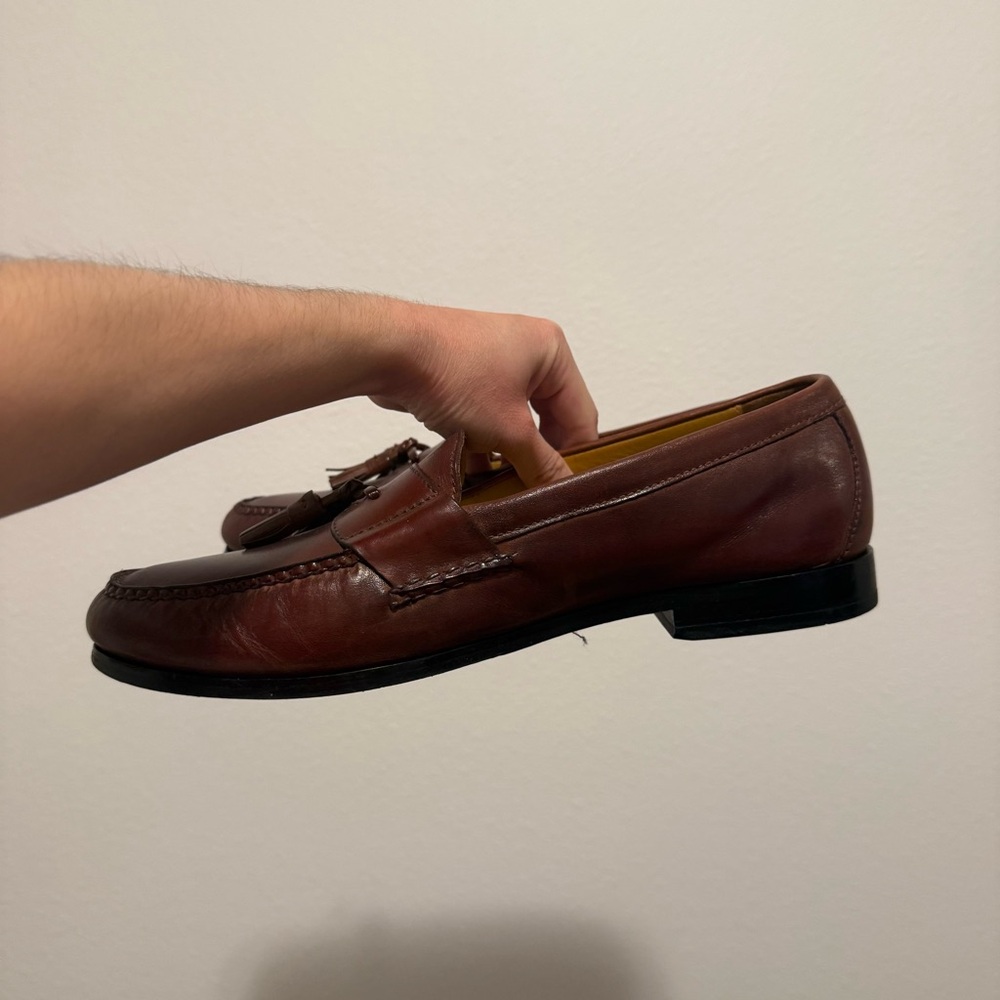 Cole Haan Nike Air Brown Leather Shoes Men’s Size 12 - Picture 10 of 12